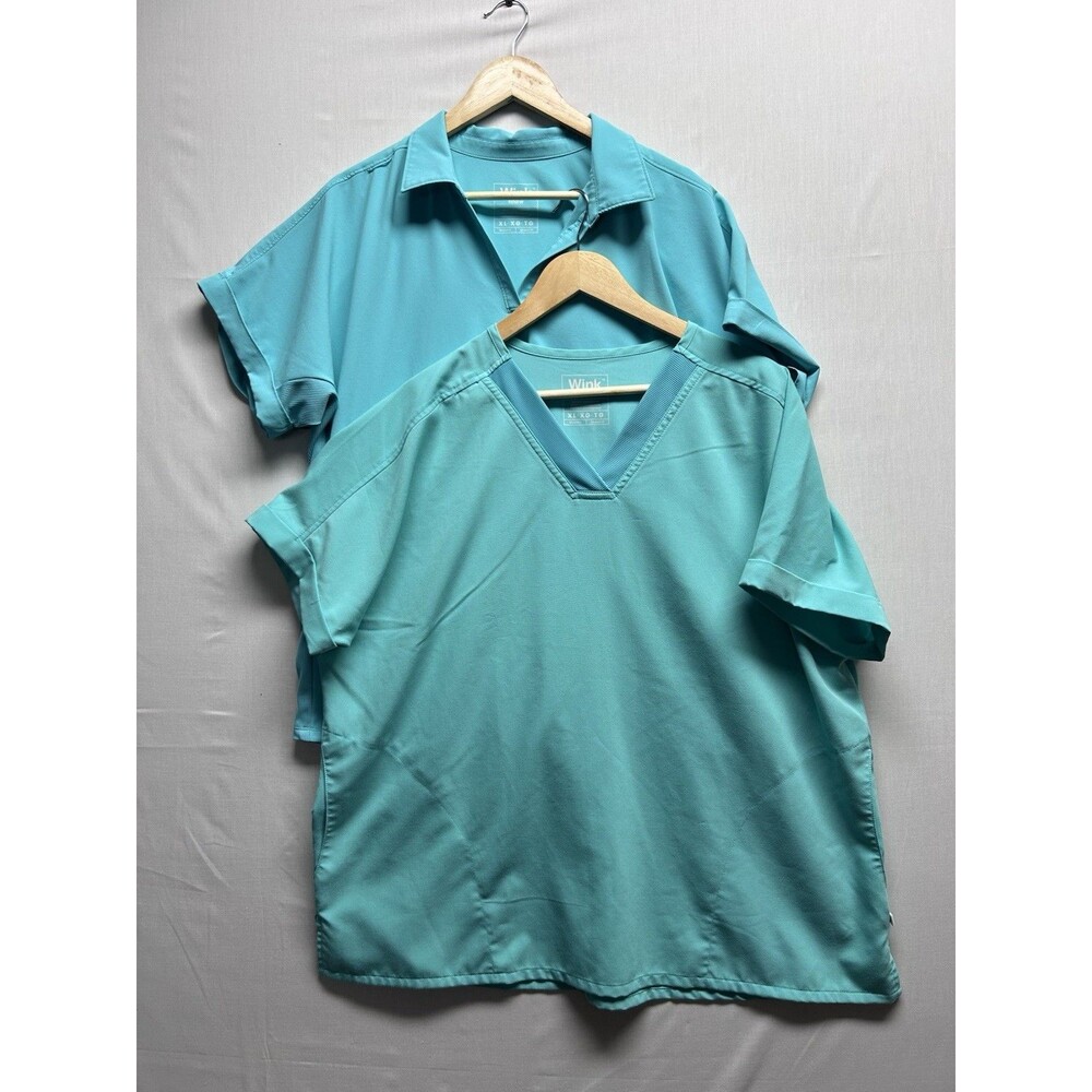 Wink Scrub Good Lot Of 2 Nova Renew Teal Green Teal Blue Women’s XL